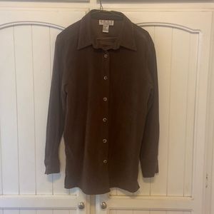 Brown shirt jacket